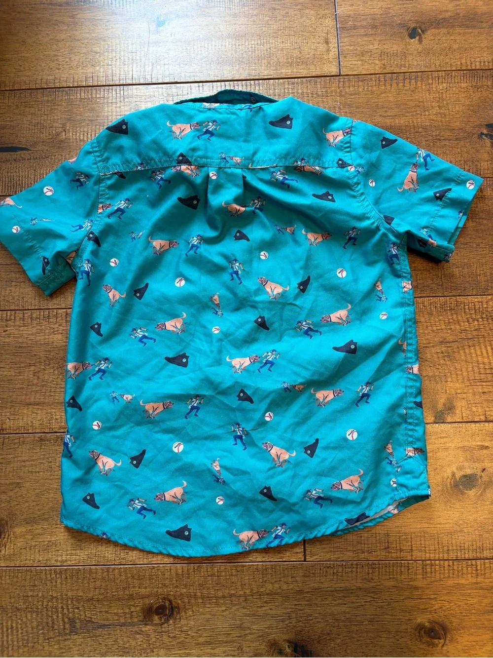 The Roosevelts RSVLTS The Sandlot Kids Boys 3T Button Up Collared Shirt Iconic